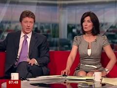 Susanna Reid demonstrates sex toys vegetables on television.