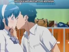 Anime Cute schoolgirl fucked in school.
