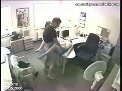 In the office after work girl sucked dick lover.